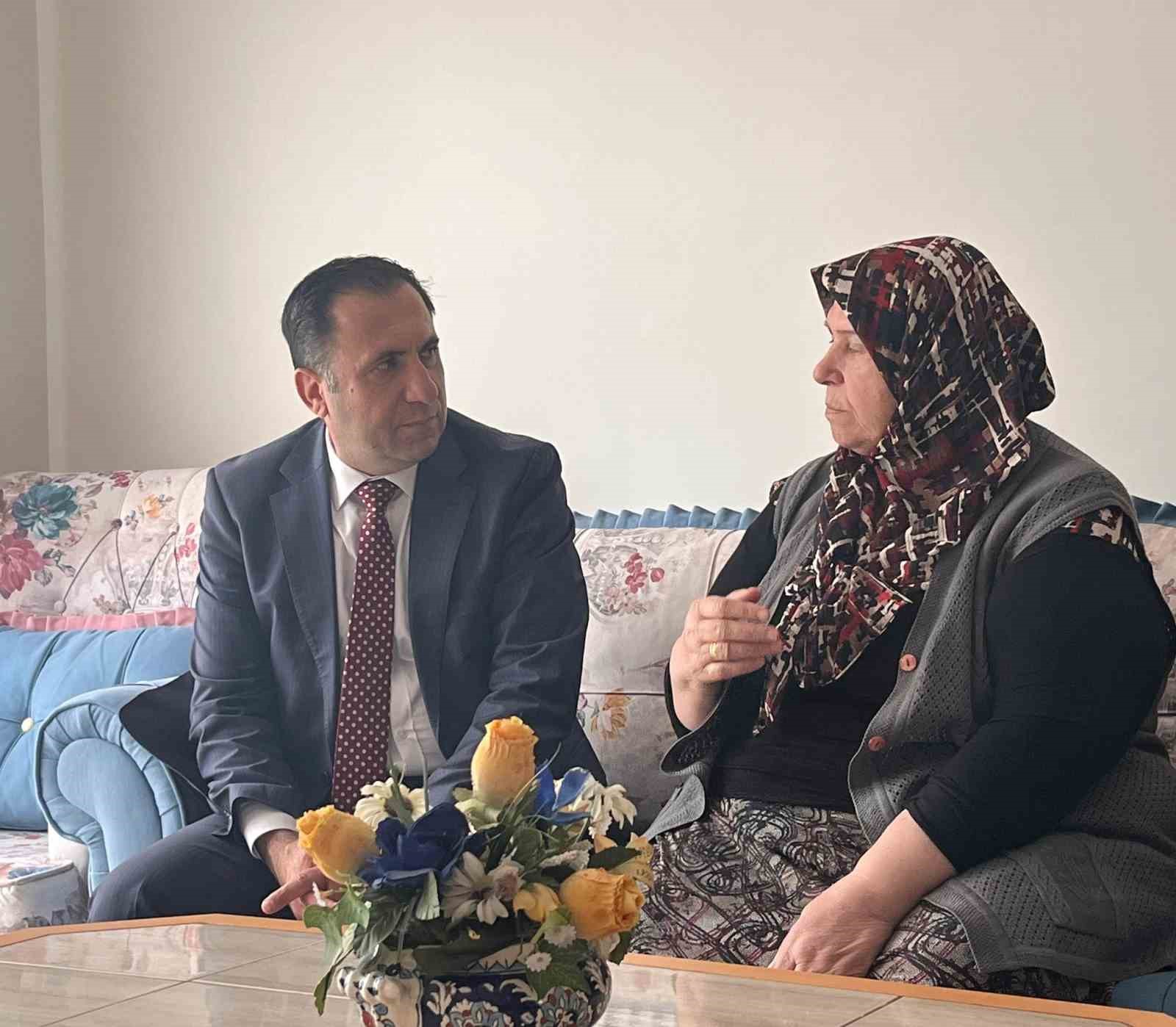 Şehit ailelerine vefa ziyareti