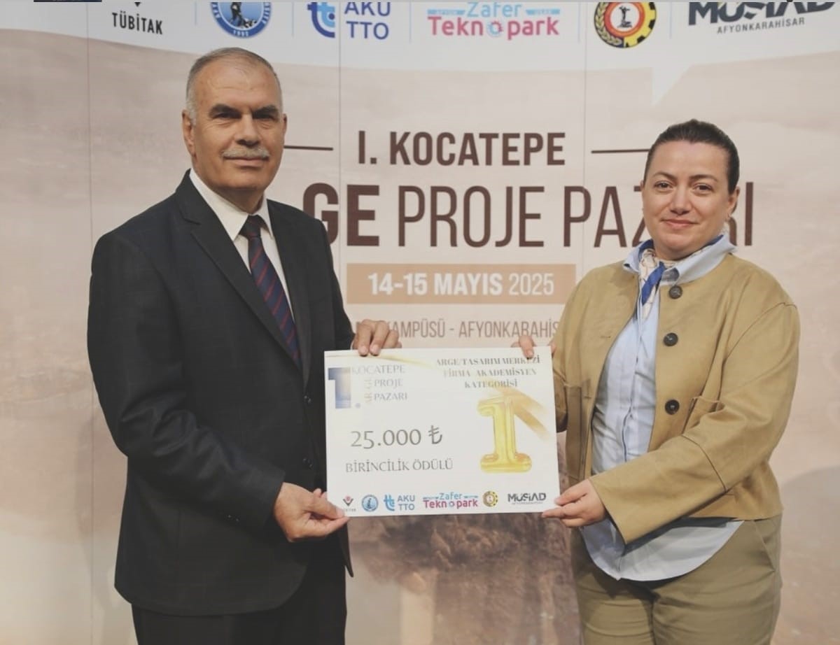 BŞEÜ’e 1. Kocatepe Ar-Ge Proje Pazarı’nda birincilik ödülü
