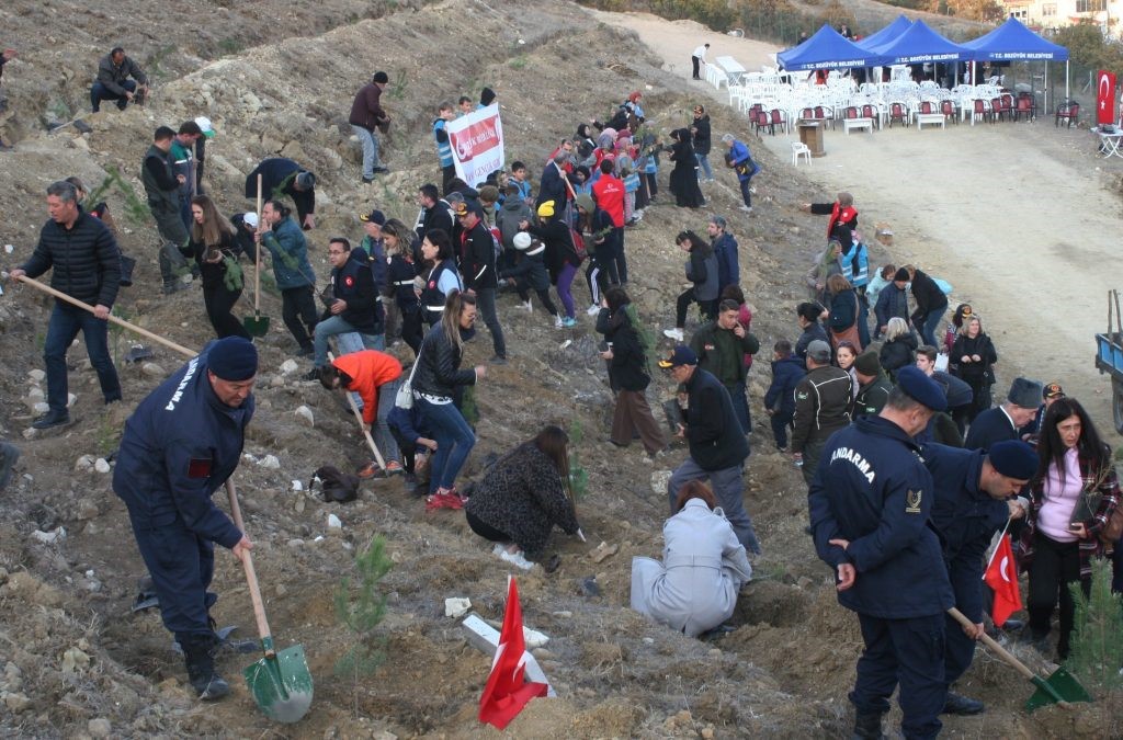 BİLECİK’TE 473 BİN FİDAN TOPRAKLA BULUŞTU