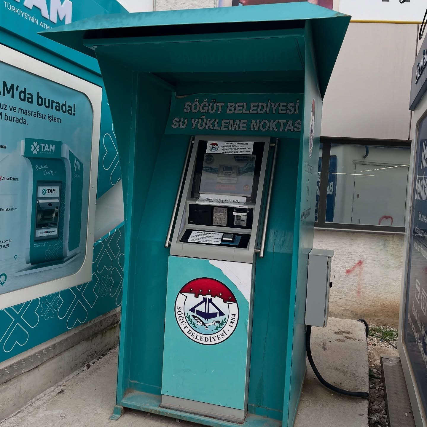 Su yükleme cihazı yeniden hizmete alındı