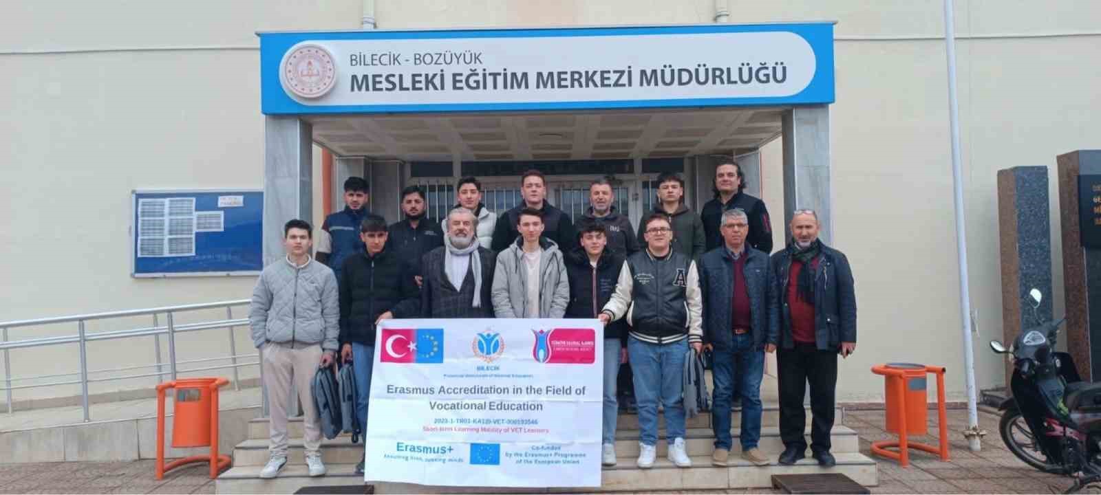 Staj için Almanya’ya gittiler