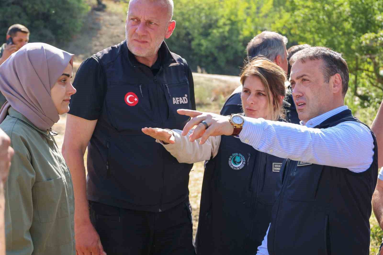 Yangından etkilenen vatandaşlar için konteyner alanları oluşturuluyor