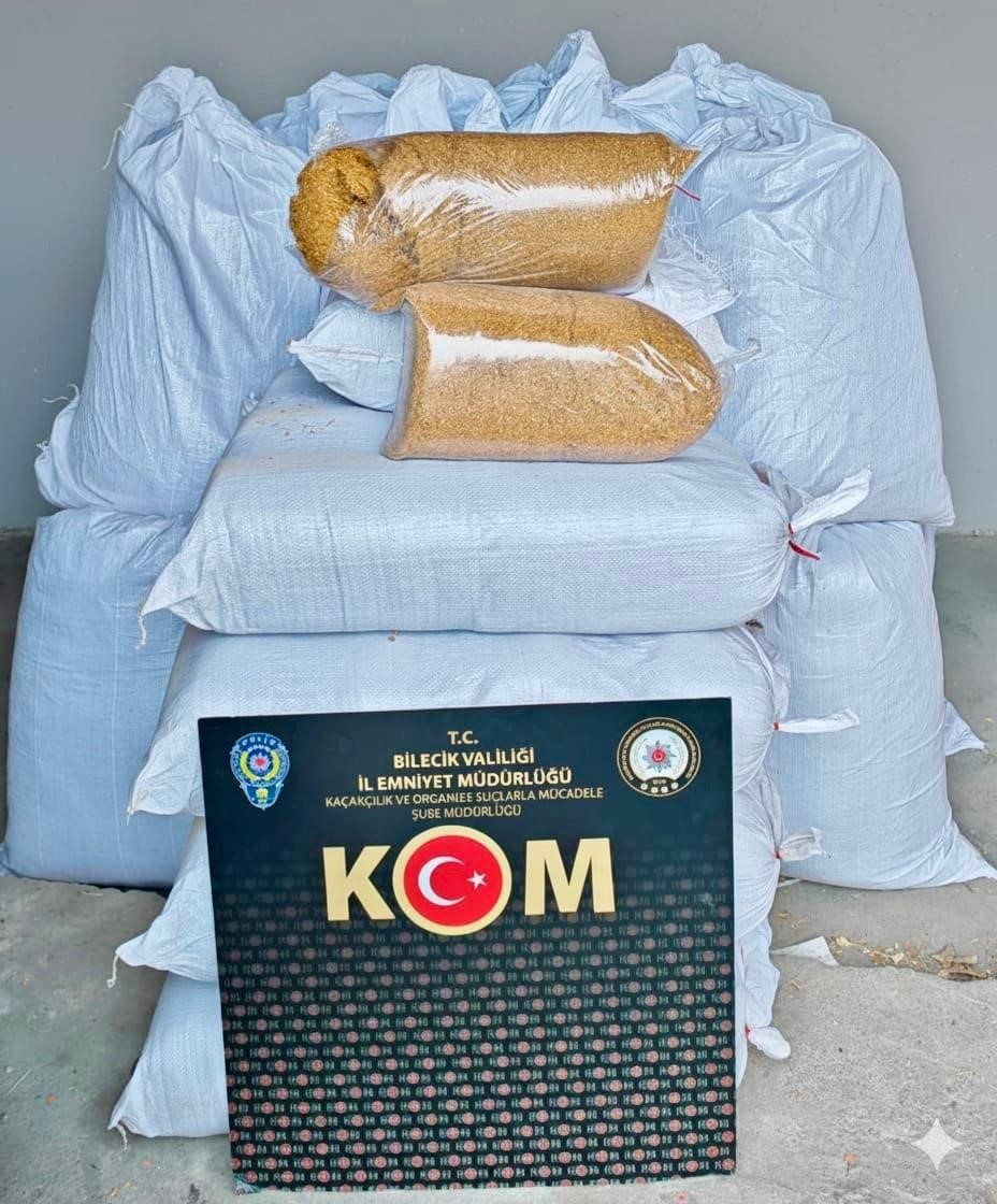 Osmaneli’de kaçak tütün operasyonu