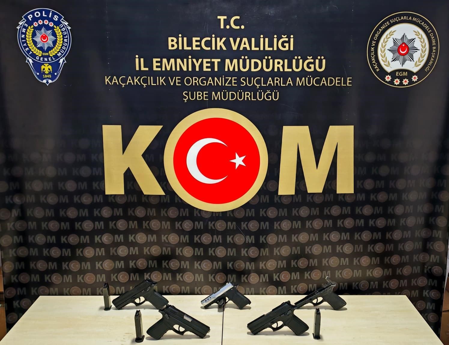 Bilecik’te kaçak silah operasyonu: 1 şüpheli tutuklandı