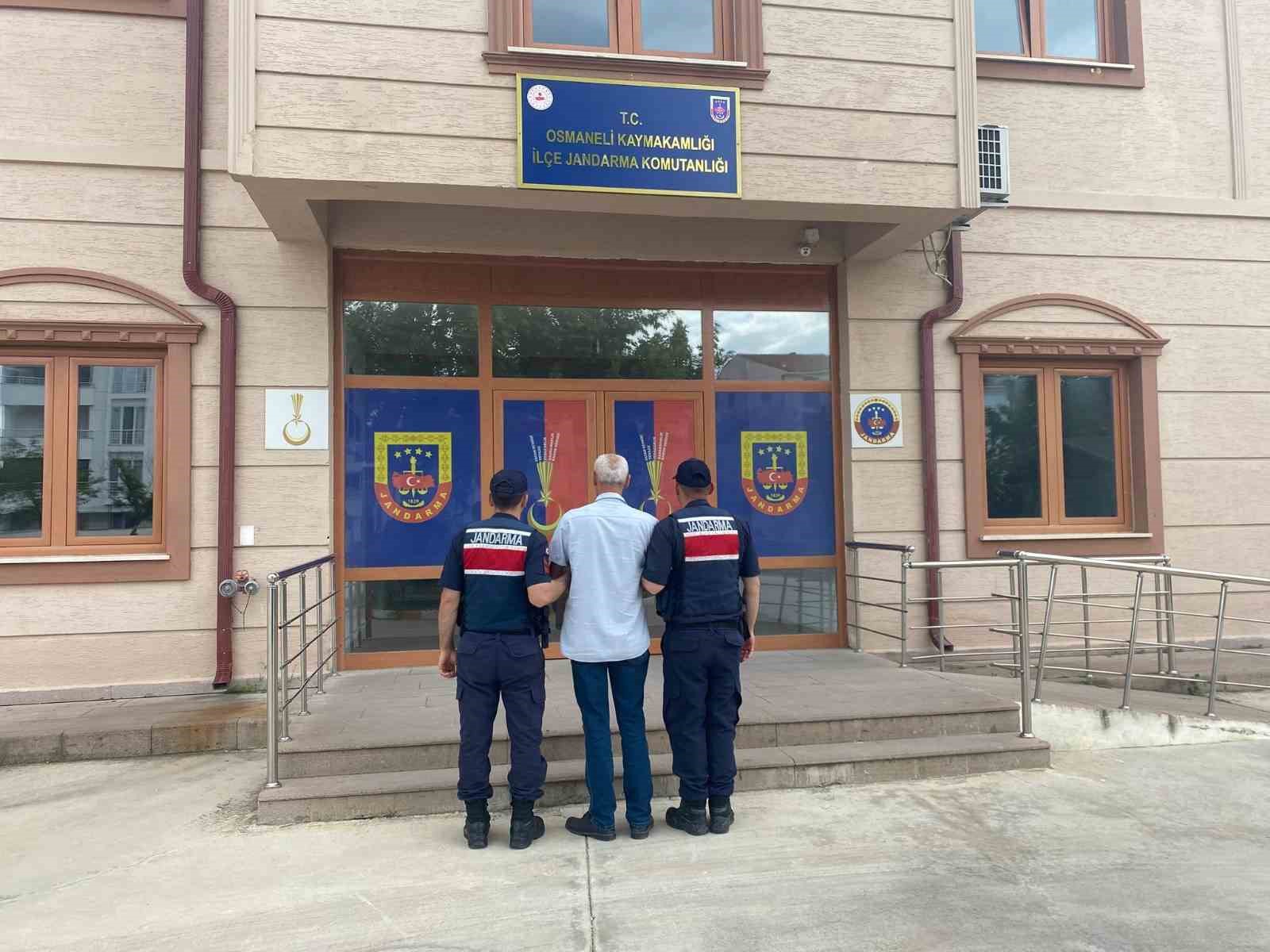 Bilecik’te 8 yıl 4 ay hapis cezası bulunan şahıs yakalandı